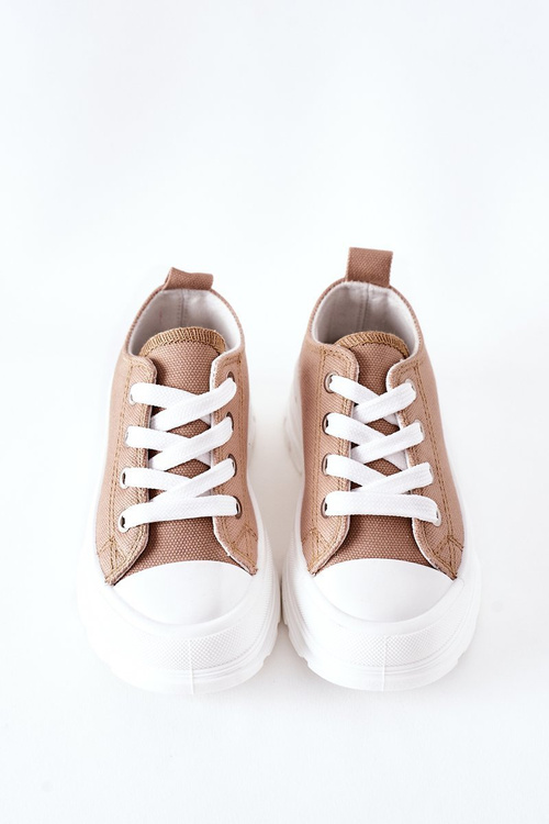 Дитячі кросівки на платформі бежеві Travel Time