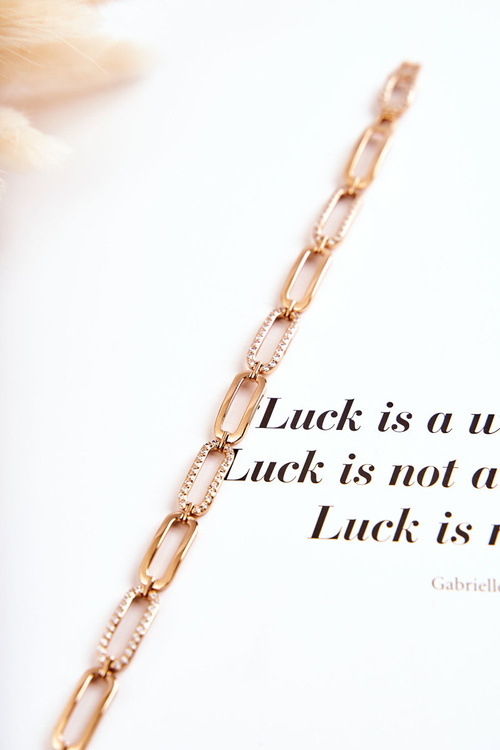 Жіночий елегантний браслет із фіанітами