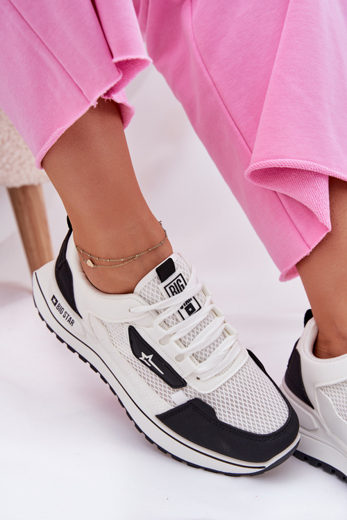 Жіноче Спортивне Взуття На Платформі Big Star RR274A223 HI-POLY SYSTEM Чорний-Білий