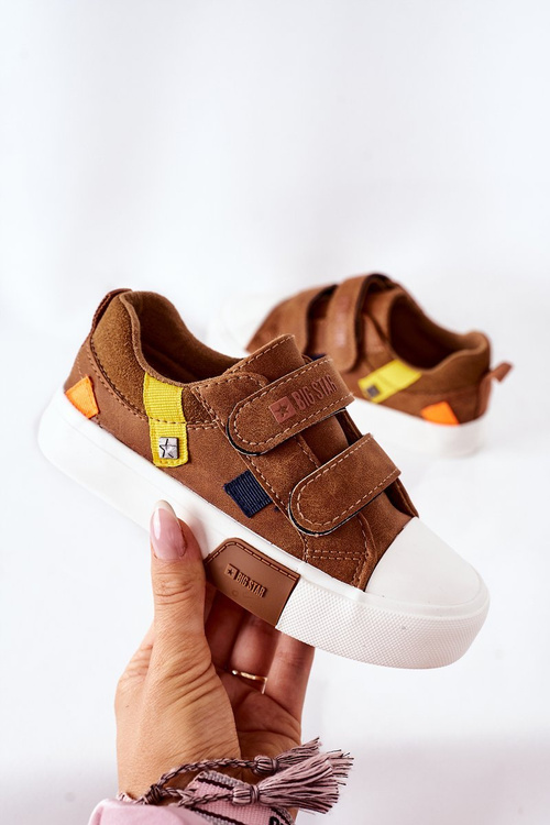 Дитячі кросівки на липучці Big Star II374017 Camel