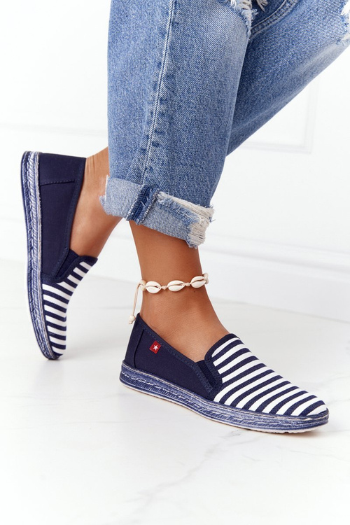 Жіночі еспадрільї Big Star HH276002 Navy-White