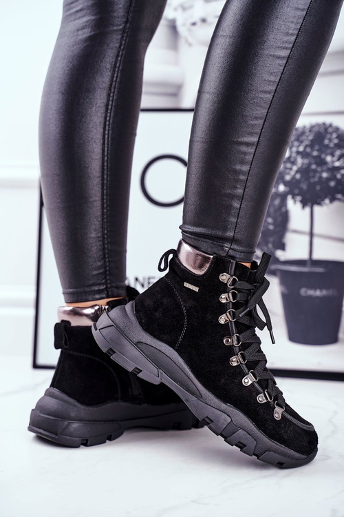 Жіноче взуття Trekker Leather Suede Big Star GG274893