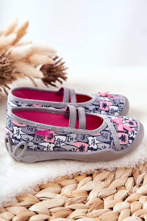 В'єтнамки Ballerinas Befado Cats 116X297 Grey