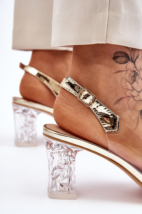 Модні босоніжки з бісером Golden Terrance