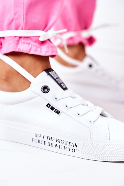 Жіночі шкіряні тенісні туфлі BIG STAR EE274316 Білі