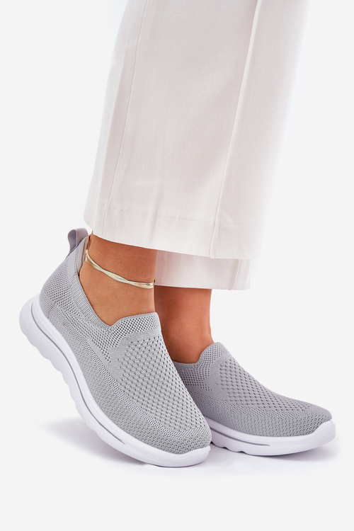 Жіночі Текстильні Сліпони Сірі Adiora