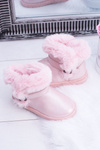 Дитячі утеплені чоботи Trapper Snow Boots з хутром Pink JellyBeans