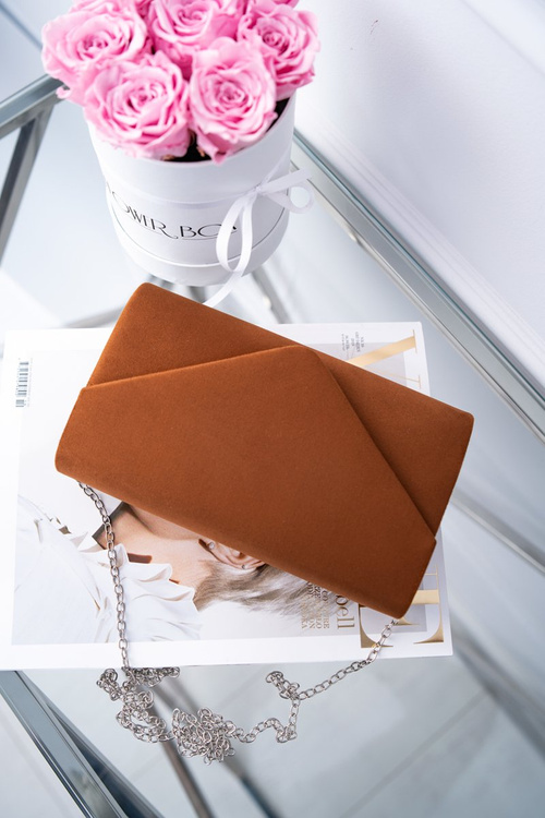 Жіноча замшева сумочка Верблюжий клатч