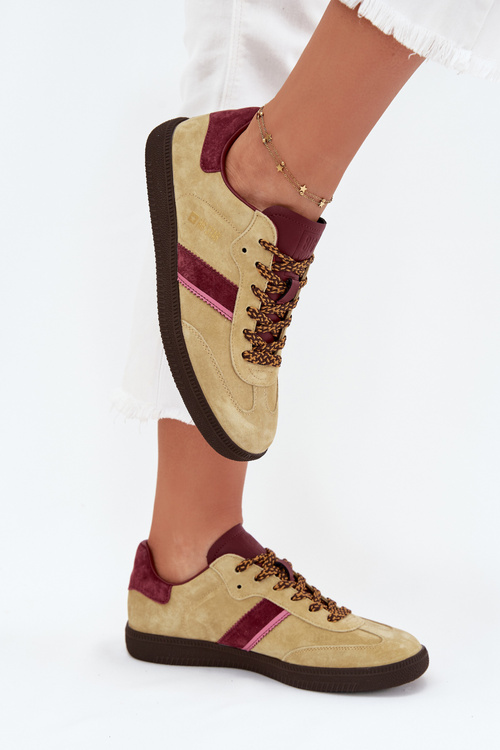 Жіночі Низькі Кросівки З Замші Big Star SS274680 HI-POLY SYSTEM Лайм