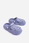 Дитячі поролонові тапочки Crocs Blue Cloudy