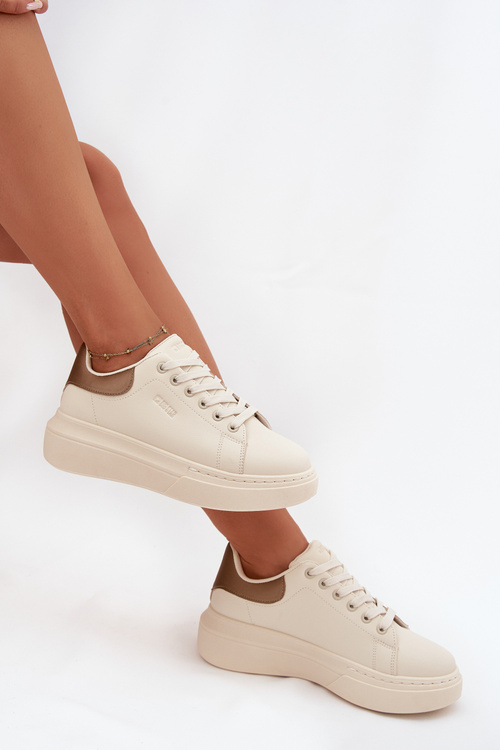 Жіночі Кросівки На Платформі Big Star SS274246 Світло Бежеві