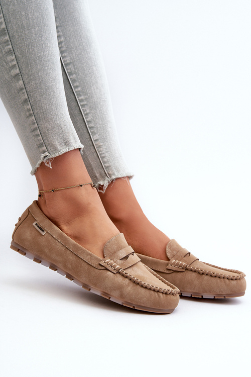 Жіночі бежеві лофери зі штучної шкіри Celoria