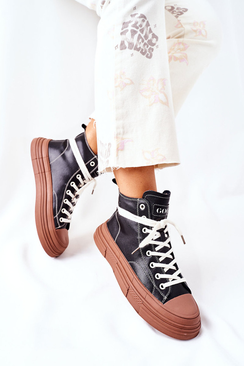 Жіночі утеплені кросівки GOE II2N4033 Чорні