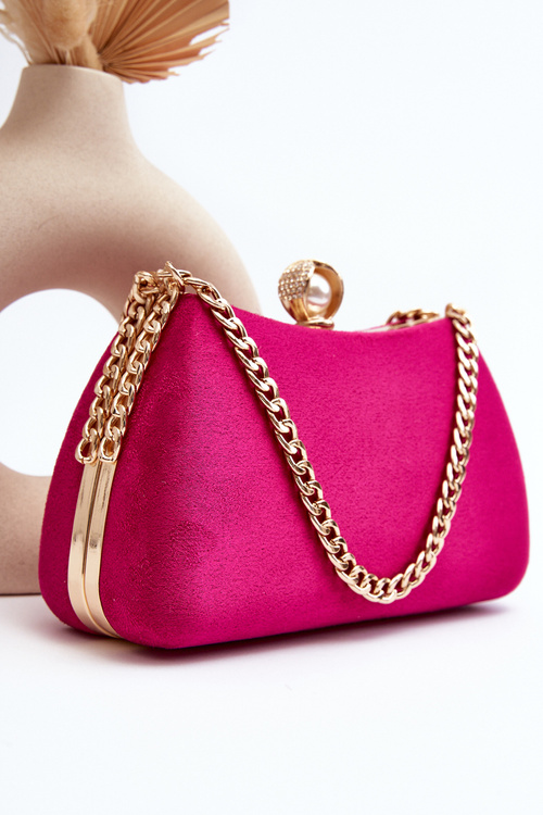 Вечірня сумочка-клатч кольору фуксії Nadrei