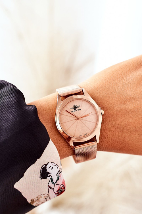 Дивитися на сітчастому браслеті Michael John Rose Gold