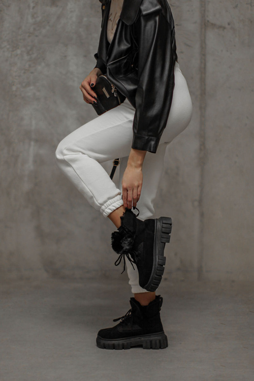 Утеплені черевики Trapper Black Demaris