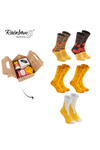 Rainbow Socks Meal Socks Box Бургер Фрі Пиво 5 пар