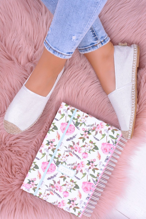 Лу Бу | Парчові еспадрільї білі