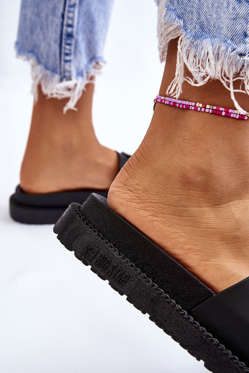 Жіночі тапочки Big Star LL274429 Чорні