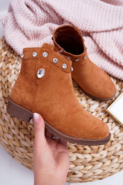 Молодіжні черевики з кристалами. Плоский каблук Camel Venici