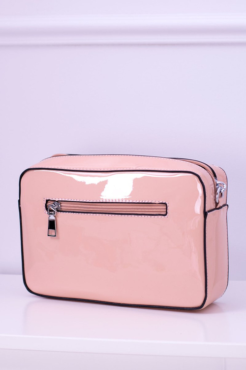 Рожева лакована жіноча сумочка Not Scared