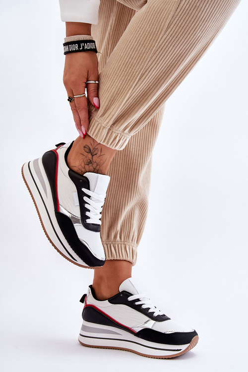 Жіночі кросівки на танкетці та платформі Allen