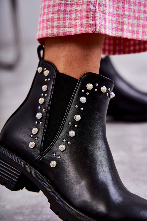 Шкіряні черевики Black Ferra