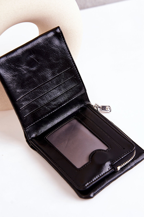 Маленький гаманець з магнітом Black Damaris