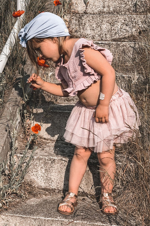 Дитячі босоніжки з блискітками Золота Батильда