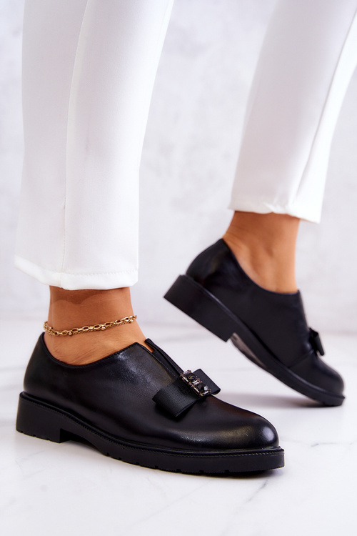 Жіночі сліпони-броги з декором Black Janelle