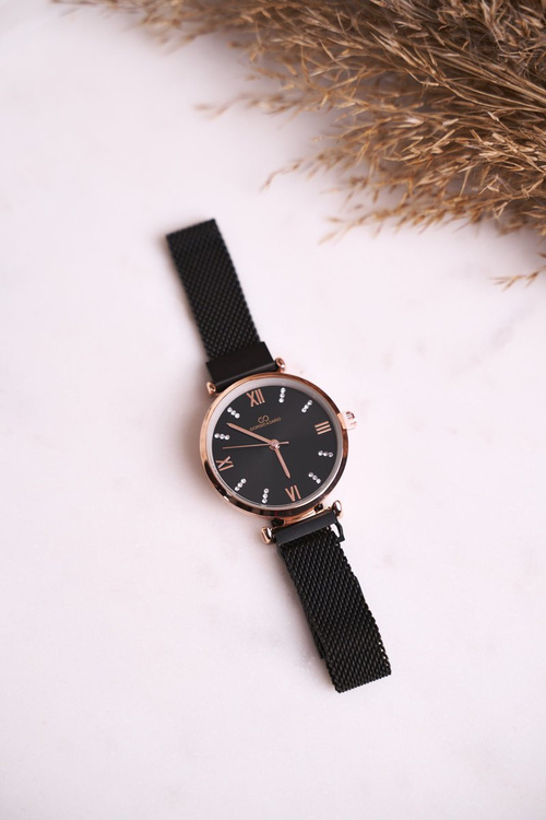 Класичний жіночий годинник Giorgio&Dario Black Gold Daniela