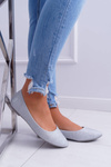 Балетки з блискітками Silver Tiffy