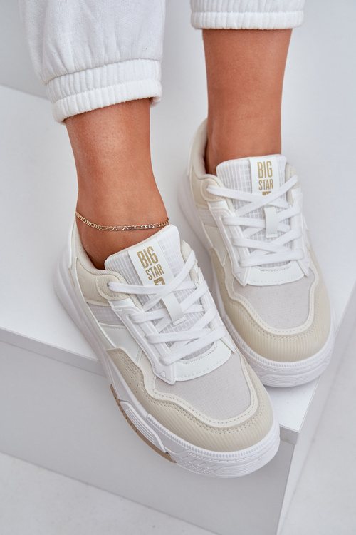 Кросівки На Платформі Big Star OO274A155 Біло-Бежеві