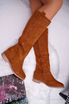 Жіночі півчоботи Suede Camel Temet
