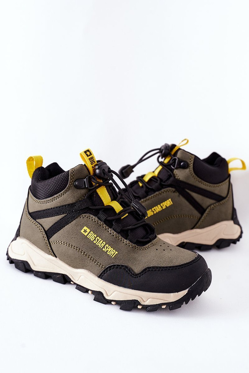 Дитяче трекінгове взуття Big Star GG374047 хакі