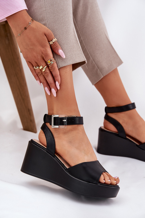 Жіночі Сандалі На Підборах Чорні Ефріна