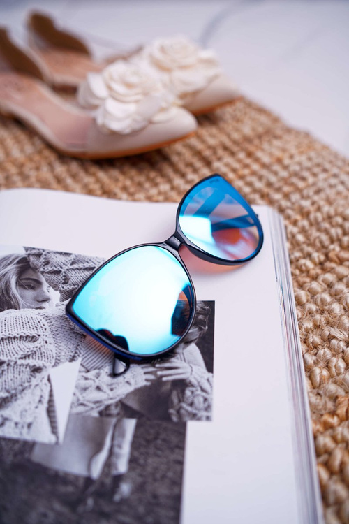 Сонцезахисні окуляри Prius PR-V26 Чорно-сині Окуляри Темно-синя парча