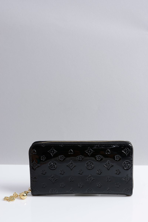 Великий жіночий гаманець Large Lacquered Gold Lock