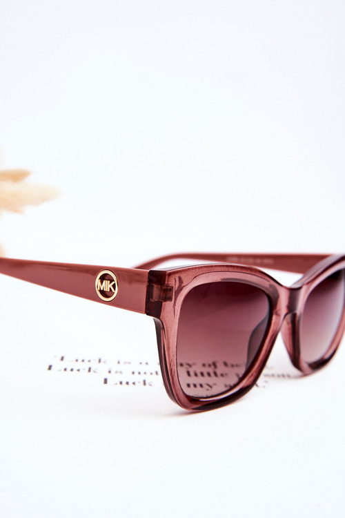 Жіночі темно-рожеві класичні сонцезахисні окуляри M2390