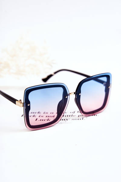 Модні жіночі сонцезахисні окуляри V130045 Синьо-рожеві