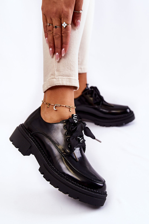 Туфлі жіночі лаковані La.Fi 210004B-NL Чорні