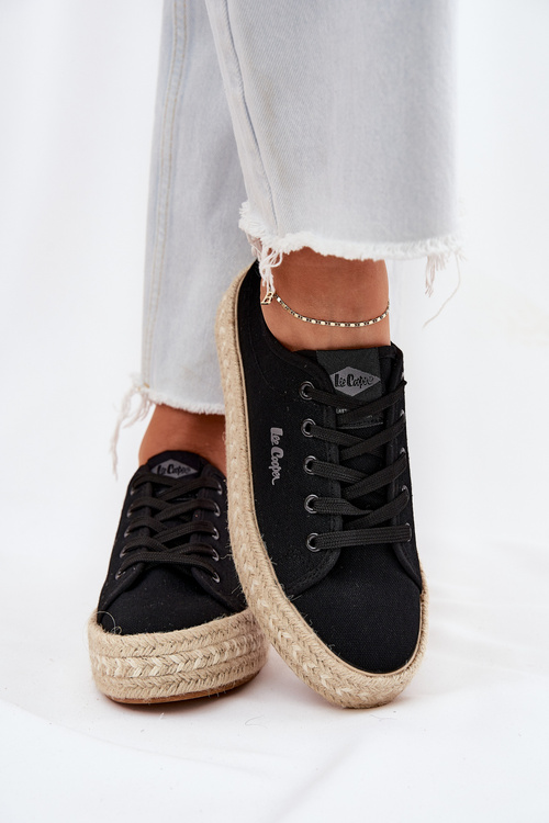 Жіночі Кросівки З Плетінням Lee Cooper LCW-25-44-3216 Чорні