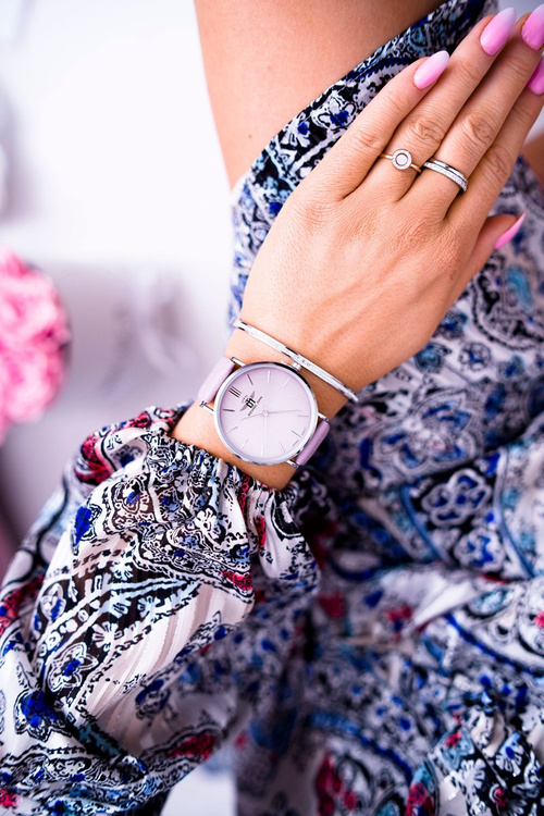 Жіночий годинник Michael John Purple Florence