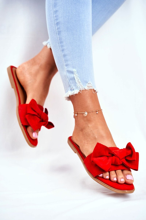 Жіночі гірки з бантом, червоні Малайзія