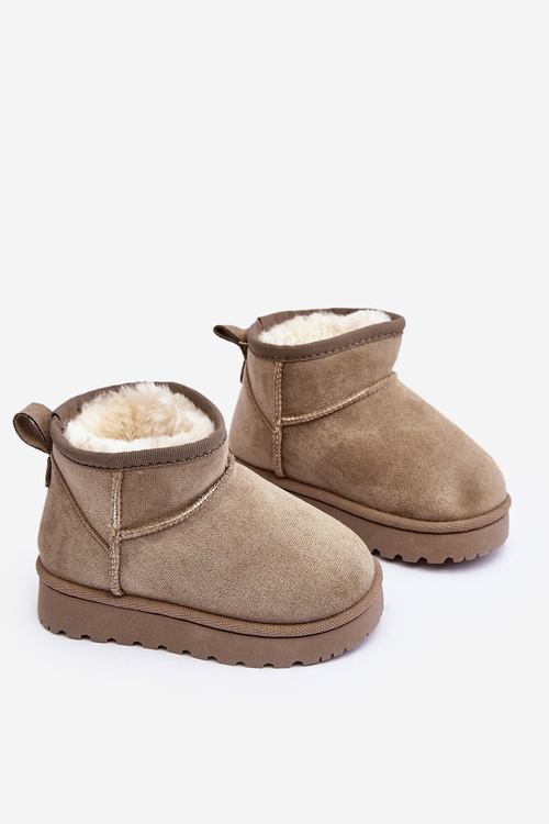 Дитячі снігові черевики утеплені зелені Nallita