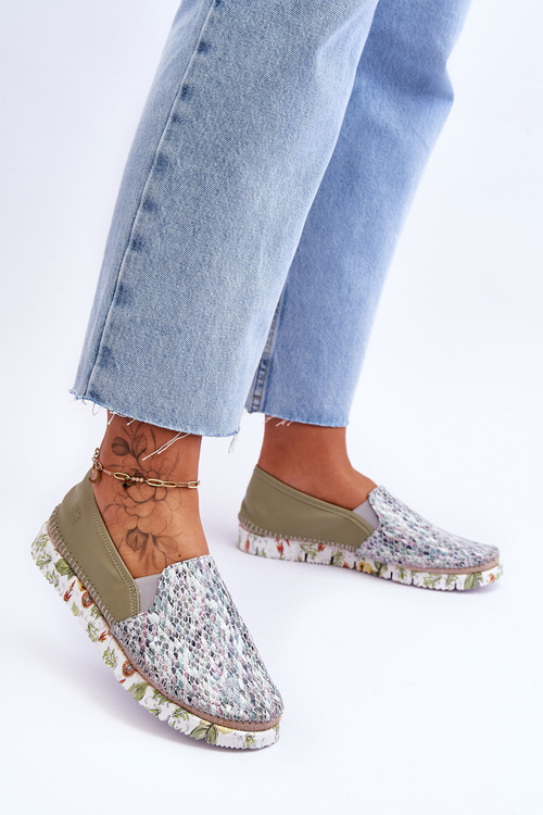 Жіночі шкіряні туфлі Maciejka 03512-51 Зелений