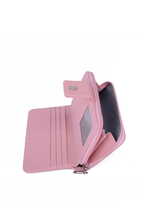 Великий жіночий гаманець на блискавці Pink Huntress