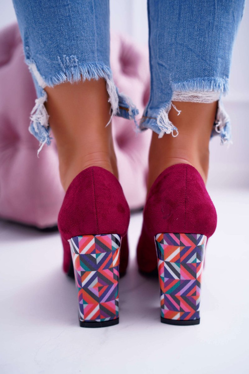 Жіночі туфлі Sergio Leone з відкритим носком PB133 Фуксія