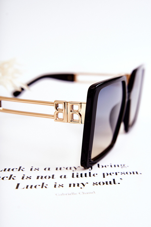 Квадратні сонцезахисні окуляри V130042 Чорні