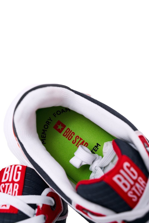 Чоловіче спортивне взуття Memory Foam Big Star HH174207 Navy-White